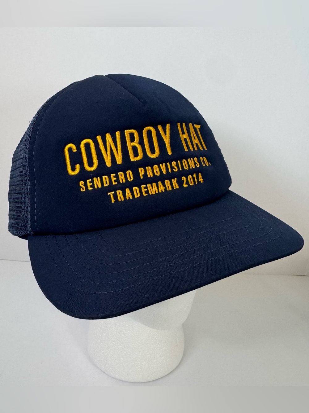 Sendero Provisions Co Navy Blue Cowboy Hat SnapBack Trucker Hat Baseball Cap